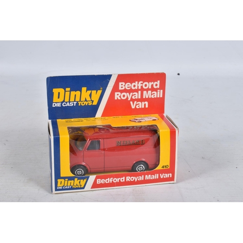 102 - THREE BOXED DINKY TOYS MODEL DIE-CAST VEHICLES, the first a Ford D800 Tipper Truck 438, orange cab w... 