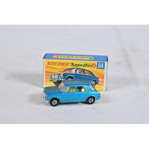 75 - ELEVEN BOXED MATCHBOX DIE-CAST VEHICLES AND ONE EMPTY BOX, the first is a Superfast Ford Zodiac MK I... 