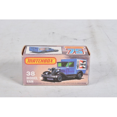 75 - ELEVEN BOXED MATCHBOX DIE-CAST VEHICLES AND ONE EMPTY BOX, the first is a Superfast Ford Zodiac MK I... 