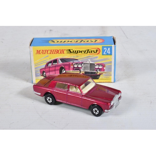 75 - ELEVEN BOXED MATCHBOX DIE-CAST VEHICLES AND ONE EMPTY BOX, the first is a Superfast Ford Zodiac MK I... 