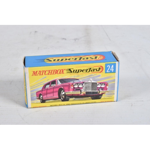 75 - ELEVEN BOXED MATCHBOX DIE-CAST VEHICLES AND ONE EMPTY BOX, the first is a Superfast Ford Zodiac MK I... 