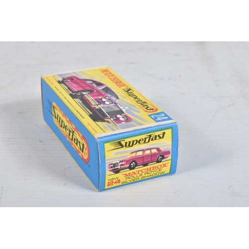 75 - ELEVEN BOXED MATCHBOX DIE-CAST VEHICLES AND ONE EMPTY BOX, the first is a Superfast Ford Zodiac MK I... 