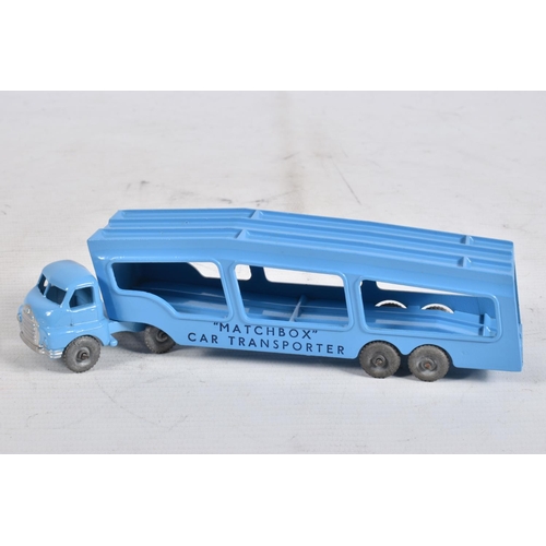 78 - THREE MATCHBOX SERIES MOKO LESNEY MODEL TRANSPORTER DIE-CAST VEHICLES, the first a Major pack Mightl... 