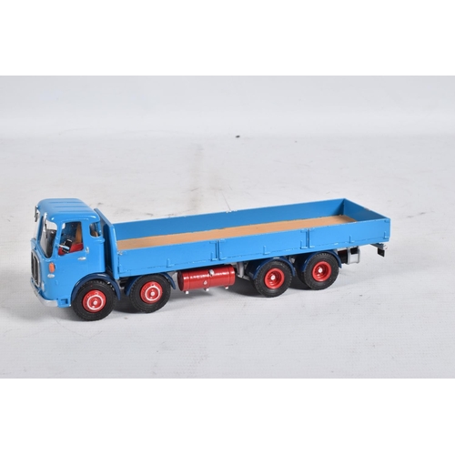 80 - TWO CONSTRUCTED KINGFISHER MODELS WHITE METAL LORRY KITS, 1/48 scale, A.E.C. Mammoth Major Mk.V 8x4/... 