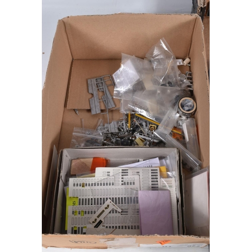 83 - A QUANTITY OF ASSORTED BOXED UNBUILT WHITE METAL BUS AND COACH KITS, all are 4mm 1/76 scale models, ... 