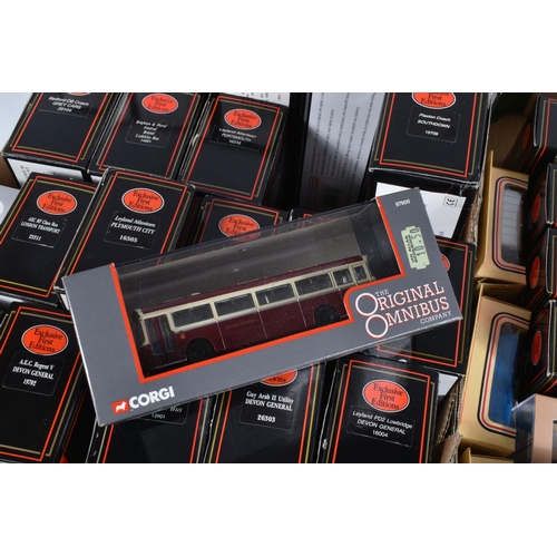 88 - A QUANTITY OF ASSORTED BOXED MODERN BUS AND COACH MODELS, to include E.F.E., Corgi OOC, Oxford Dieca... 