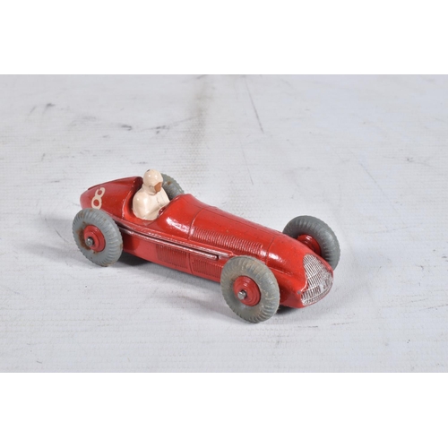 92 - A BOXED DINKY TOYS GIFT SET No.4 'RACING CARS', comprising Alfa Romeo, No.23f, red RN8, Cooper-Brist... 