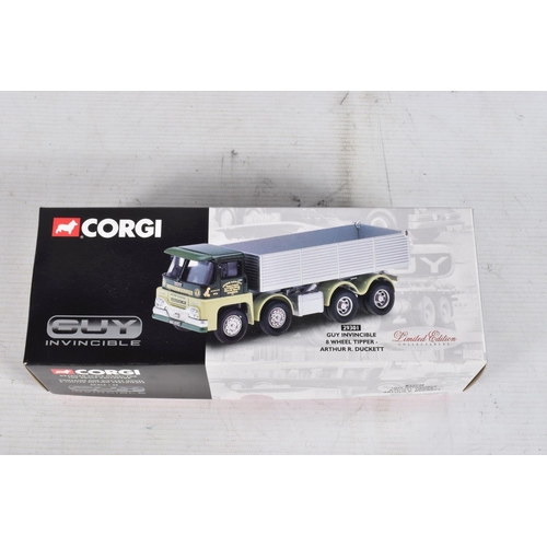 96 - FIVE BOXED CORGI CLASSICS LORRY/TRUCK MODELS, Drayman's Range E.R.F. KV  Platform 'Bass Worthington'... 