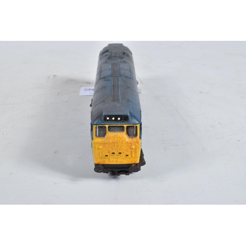 150 - FOUR UNBOXED OO GAUGE LOCOMOTIVES, Lima class 52 'Western', repainted in B.R. blue livery but has no... 