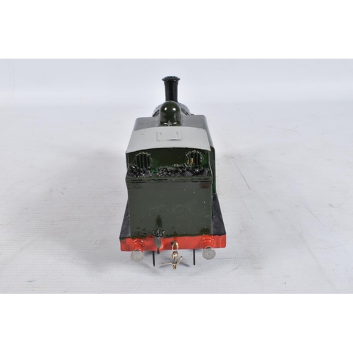 152 - TWO UNBOXED KIT BUILT O GAUGE 0-6-0 TANK LOCOMOTIVES, class T Kirtley, No.1605, S.R. green livery an... 