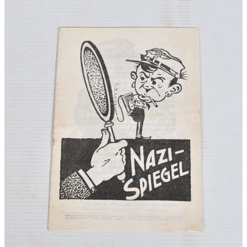 270 - ANTI-NAZI BOOKLET OF CARTOONS CALLED NAZI-SPIEGEL, this was publishes by the Federal Commissar for P... 