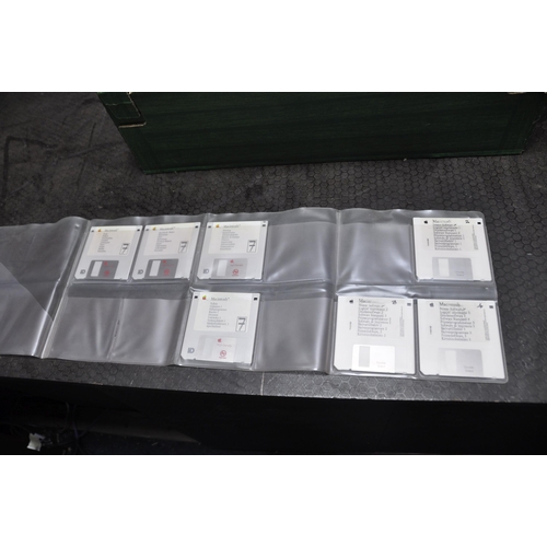 1056 - AN APPLE 2C PERSONAL COMPUTER (powers up but not tested any further) with power supply, a G092S moni... 