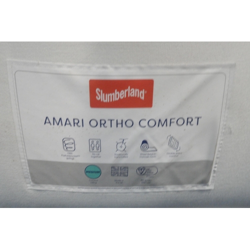 1254 - A SLUMBERLAND AMARI ORTHO COMFORT 5FT MATTRESS (few mud marks)