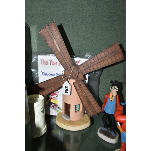 384 - EIGHT ROGER HARROP FIGURINES, comprising a boxed Camberwick Green CGL03 Captain Flack limited editio... 