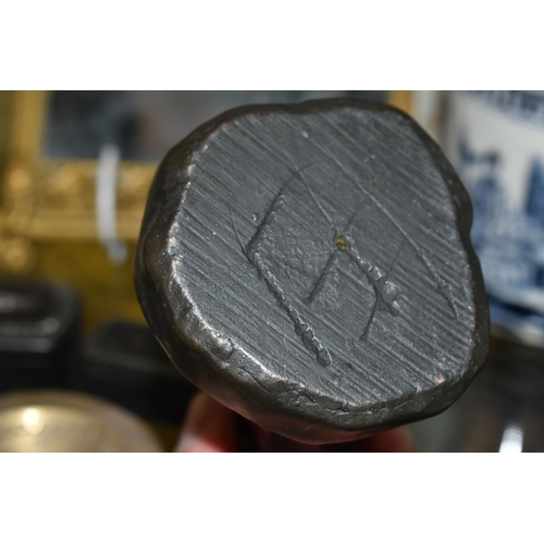 630 - A GROUP OF 19TH CENTURY AND LATER COLLECTABLES, CERAMICS, ETC, including a turned bone pin cushion, ... 