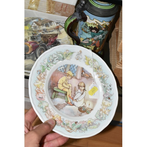 649 - A COLLECTION OF PETER PAN AND WIND IN THE WILLOWS THEMED CERAMICS, comprising a Villeroy & Boch Pete... 
