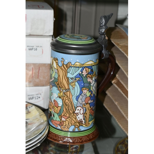 649 - A COLLECTION OF PETER PAN AND WIND IN THE WILLOWS THEMED CERAMICS, comprising a Villeroy & Boch Pete... 