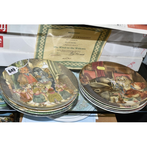 649 - A COLLECTION OF PETER PAN AND WIND IN THE WILLOWS THEMED CERAMICS, comprising a Villeroy & Boch Pete... 