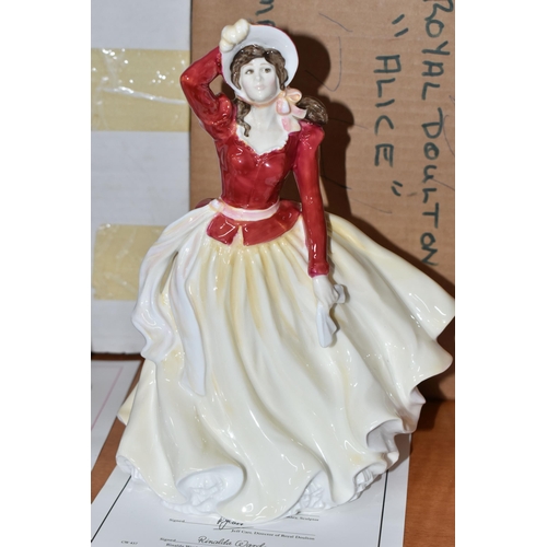 656 - FOUR BOXED ROYAL DOULTON AND COALPORT 'OPERA HEROINES' COLLECTIONS FIGURINES, limited editions for C... 