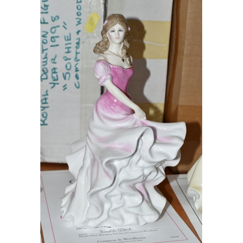 656 - FOUR BOXED ROYAL DOULTON AND COALPORT 'OPERA HEROINES' COLLECTIONS FIGURINES, limited editions for C... 