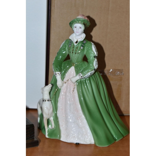 658 - SEVEN BOXED WEDGWOOD 'WIVES OF KING HENRY VIII' COLLECTION FIGURINES, limited edition for Compton & ... 