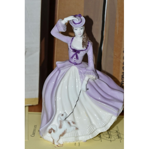 661 - FOUR BOXED COALPORT 'VICTORIAN SEASONS COLLECTION' FIGURINES, limited edition for Compton & Woodhous... 