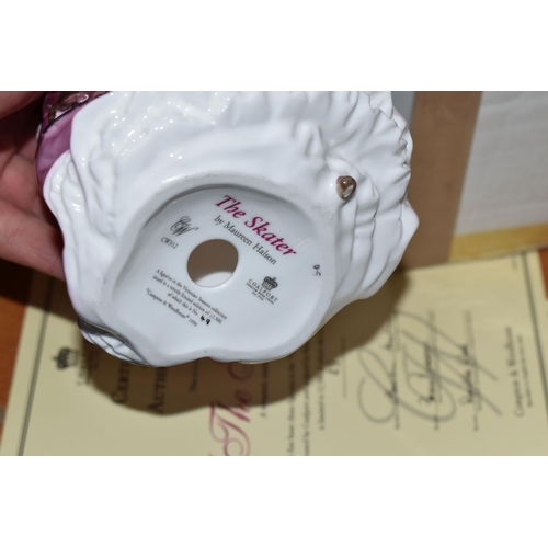 661 - FOUR BOXED COALPORT 'VICTORIAN SEASONS COLLECTION' FIGURINES, limited edition for Compton & Woodhous... 