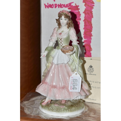 664 - FOUR BOXED ROYAL WORCESTER 'FESTIVE COUNTRY DAYS' FIGURINES, limited edition for Compton & Woodhouse... 