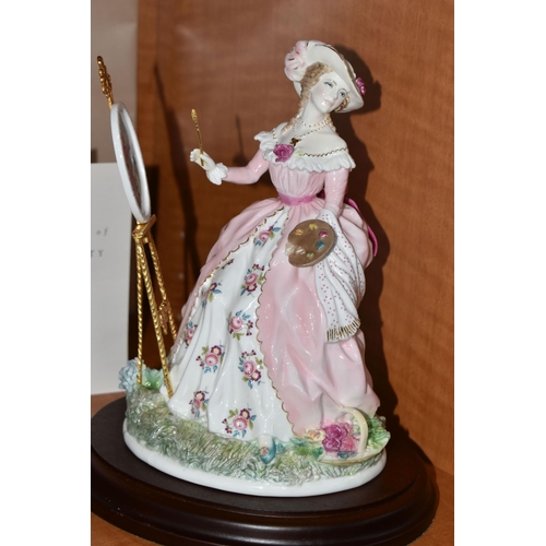 666 - FOUR BOXED ROYAL WORCESTER LIMITED EDITION 'GRACEFUL ARTS' FIGURINES, comprising a limited edition '... 