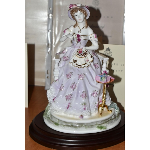 666 - FOUR BOXED ROYAL WORCESTER LIMITED EDITION 'GRACEFUL ARTS' FIGURINES, comprising a limited edition '... 