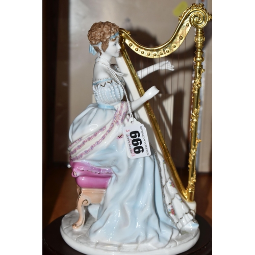666 - FOUR BOXED ROYAL WORCESTER LIMITED EDITION 'GRACEFUL ARTS' FIGURINES, comprising a limited edition '... 
