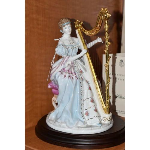 666 - FOUR BOXED ROYAL WORCESTER LIMITED EDITION 'GRACEFUL ARTS' FIGURINES, comprising a limited edition '... 
