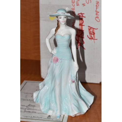 668 - SIX BOXED ROYAL WORCESTER FIGURES OF THE YEAR 1996-2001, comprising 'Grace' 1996, 'Serena' 1997, 'Is... 