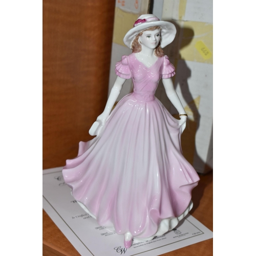 668 - SIX BOXED ROYAL WORCESTER FIGURES OF THE YEAR 1996-2001, comprising 'Grace' 1996, 'Serena' 1997, 'Is... 