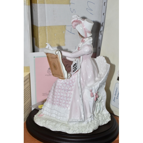 670 - A ROYAL WORCESTER 'EMMA'  FIGURINE IN THE JANE AUSTEN HEROINES COLLECTION, limited edition 25/4500 w... 