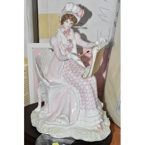670 - A ROYAL WORCESTER 'EMMA'  FIGURINE IN THE JANE AUSTEN HEROINES COLLECTION, limited edition 25/4500 w... 