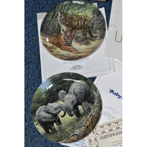 681 - TWENTY EIGHT BOXED ANIMAL THEMED COLLECTORS PLATES, comprising eight Charles Frace plates from the '... 