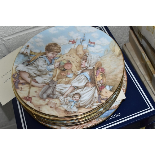 689 - FIFTY ONE CHILD THEMED COLLECTORS PLATES, comprising seven Royal Worcester 'NSPCC' Christmas plates,... 