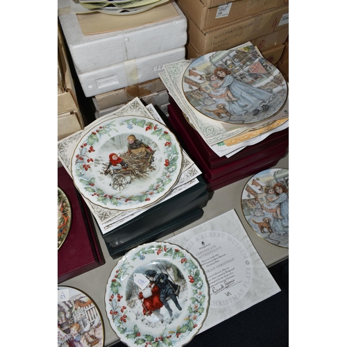689 - FIFTY ONE CHILD THEMED COLLECTORS PLATES, comprising seven Royal Worcester 'NSPCC' Christmas plates,... 