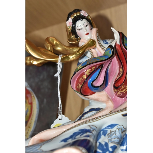 698 - THREE BOXED FRANKLIN MINT FIGURES, comprising 'My Spirit Unconquered', 'The Snow Princess', 'The Dra... 