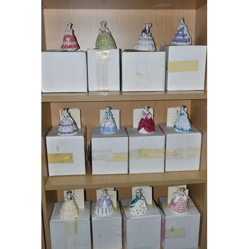 700 - TWELVE BOXED ROYAL WORCESTER LIMITED EDITION 'THE FASHIONABLE VICTORIANS' FIGURINES, for Compton & W... 