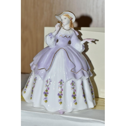 700 - TWELVE BOXED ROYAL WORCESTER LIMITED EDITION 'THE FASHIONABLE VICTORIANS' FIGURINES, for Compton & W... 