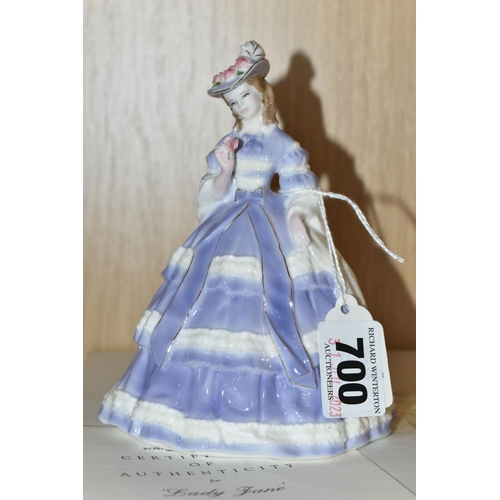 700 - TWELVE BOXED ROYAL WORCESTER LIMITED EDITION 'THE FASHIONABLE VICTORIANS' FIGURINES, for Compton & W... 