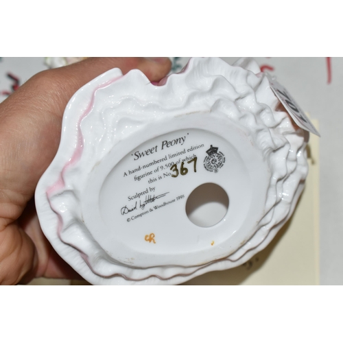 701 - TWELVE BOXED ROYAL WORCESTER 'SWEET POSY' FIGURES, comprising Sweet Rose, Sweet Forget Me Not, Sweet... 