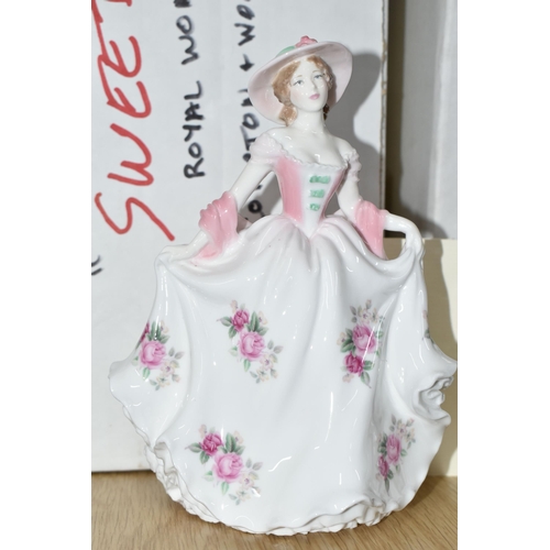 701 - TWELVE BOXED ROYAL WORCESTER 'SWEET POSY' FIGURES, comprising Sweet Rose, Sweet Forget Me Not, Sweet... 