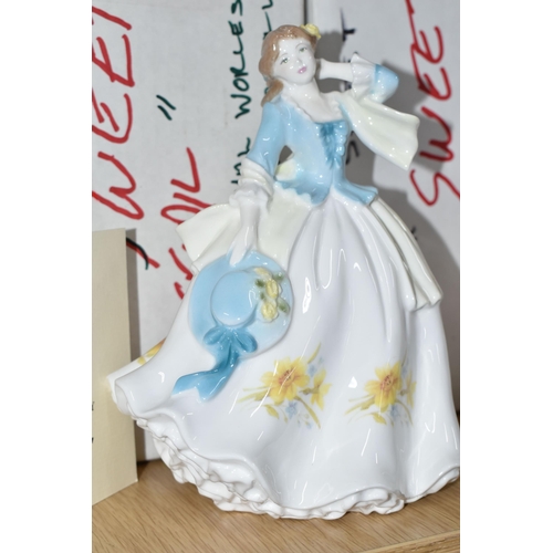 701 - TWELVE BOXED ROYAL WORCESTER 'SWEET POSY' FIGURES, comprising Sweet Rose, Sweet Forget Me Not, Sweet... 