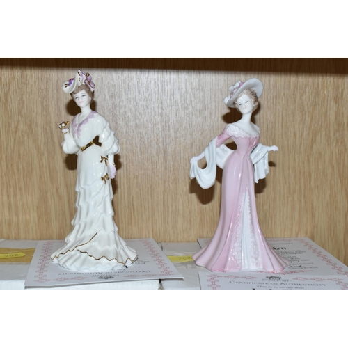702 - EIGHTEEN BOXED COALPORT 'MY FAIR LADIES' FIGURES, for Compton & Woodhouse comprising Lady Florence, ... 