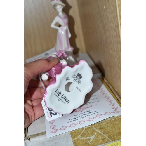 702 - EIGHTEEN BOXED COALPORT 'MY FAIR LADIES' FIGURES, for Compton & Woodhouse comprising Lady Florence, ... 