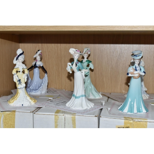 702 - EIGHTEEN BOXED COALPORT 'MY FAIR LADIES' FIGURES, for Compton & Woodhouse comprising Lady Florence, ... 
