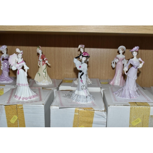 702 - EIGHTEEN BOXED COALPORT 'MY FAIR LADIES' FIGURES, for Compton & Woodhouse comprising Lady Florence, ... 